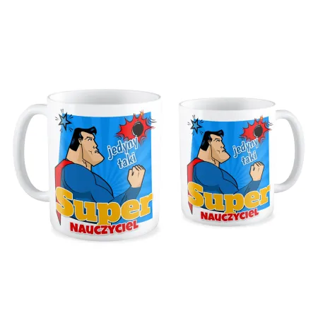 Kubek na DZIEŃ NAUCZYCIELA Super nauczyciel